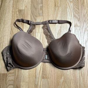 Torrid Plunge Push Up Racerback Bra Lace Trim